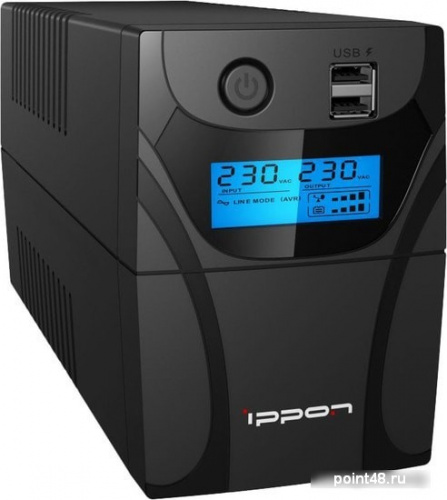 Купить Источник бесперебойного питания IPPON Back Power Pro II Euro 650, 2 розетки, 650ВA, 360Вт в Липецке фото 2