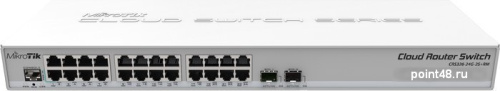 Купить Коммутатор MikroTik CRS326-24G-2S+RM 24G 2SFP+ управляемый в Липецке