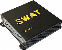 Усилитель автомобильный Swat M-1.1000 одноканальный в Липецке от магазина Point48