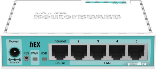 Купить Роутер MikroTik hEX (RB750GR3) 10/100/1000BASE-TX белый в Липецке