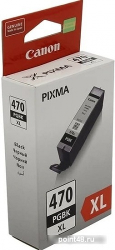 Купить Картридж струйный Canon PGI-470XLBK 0321C001 черный для Canon Pixma iP7240/MG6340/MG5440 в Липецке фото 2