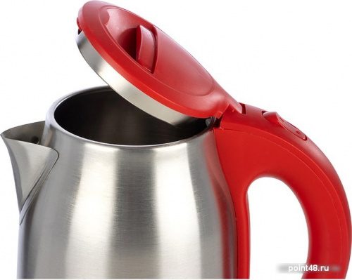 Купить Чайник ENERGY E-201 (1,8 л, диск) стальной, красный в Липецке фото 3