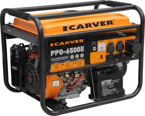 Купить Генератор Carver PPG- 6500Е 9.6кВт в Липецке