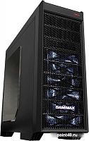 Корпус GameMax [G501X White Led] Luxury MFG G501X (M i Tower, ATX,Черн.,Окно, USB3.0, внеш. SATA отсек (без БП)