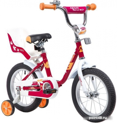 Купить Детский велосипед Novatrack Maple 14 2019 144MAPLE.RD9 (красный/белый) в Липецке на заказ фото 2
