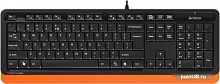 Купить Клавиатура A4 Fstyler FK10 черный/оранжевый USB Multimedia в Липецке