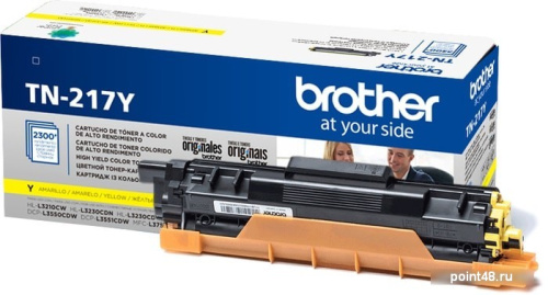 Купить Картридж лазерный Brother TN217Y желтый (2300стр.) для Brother HL3230/DCP3550/MFC3770 в Липецке фото 2