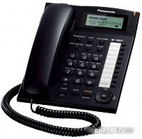 Купить Проводной телефон PANASONIC KX-TS2388RUB, черный в Липецке