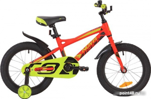 Купить Детский велосипед Novatrack Tornado 16 (красный/желтый, 2019) в Липецке на заказ