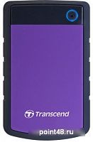 Купить Жесткий диск Transcend USB 3.0 4Tb TS4TSJ25H3P StoreJet 25H3 (5400rpm) 2.5 фиолетовый в Липецке