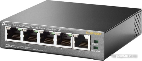 Купить Коммутатор TP-Link TL-SF1005P 5x100Mb 4PoE 58W неуправляемый в Липецке фото 3