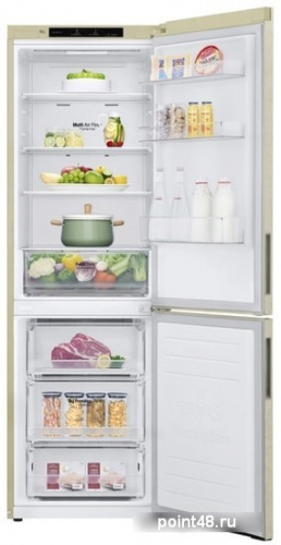Холодильник LG GA-B459CECL бежевый (двухкамерный) в Липецке фото 2