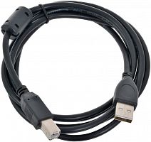 Купить Кабель USB 2.0 Pro A-->B 1.8м Gembird <CCF-USB2-AMBM-6> 1фильтр, позол.конт. в Липецке
