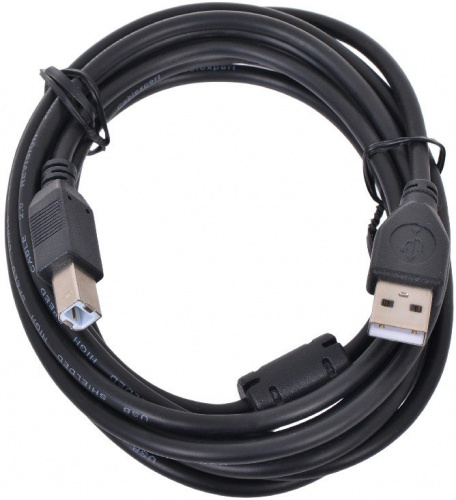 Купить Кабель USB 2.0 Pro A-->B 3.0м Gembird <CCF-USB2-AMBM-10> 1фильтр, позол.конт. в Липецке