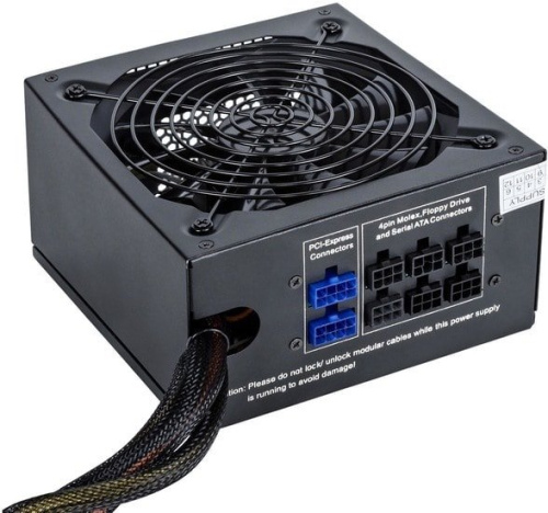 Блок питания 700W Exegate 700PPX RTL, ATX, black, APFC,14cm,24p+(4+4)p, PCI-E, 5*SATA, 4*IDE фото 3