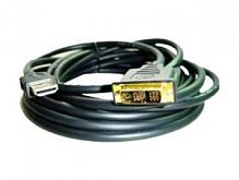 Купить Кабель HDMI - DVI Single Link (19M -19M) 3м GemBird <CC-HDMI-DVI-10> экранированный , позол. конт. в Липецке