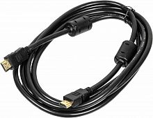 Купить Кабель аудио-видео Ningbo HDMI (m)/HDMI (m) 3м. феррит.кольца Позолоченные контакты черный (HDMI-3M-MG(VER1.4)) в Липецке
