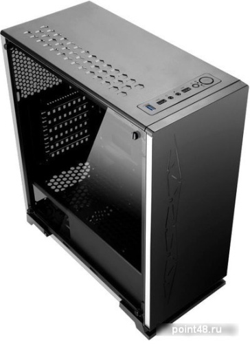 Корпус Formula F-3402 черный без БП ATX 5x120mm 2x140mm 2xUSB2.0 1xUSB3.0 audio bott PSU фото 3