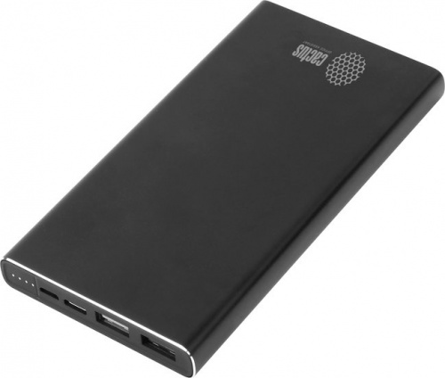 Мобильный аккумулятор Cactus CS-PBFSJT-10000 10000mAh 2.1A 2xUSB черный в Липецке фото 3