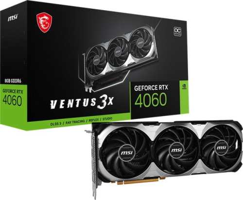 Видеокарта MSI GeForce RTX 4060 Ventus 3X 8G OC фото 2