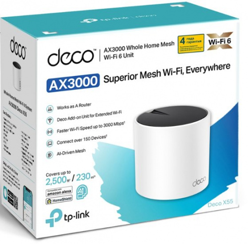 Купить Wi-Fi роутер TP-Link Deco X55 в Липецке фото 2