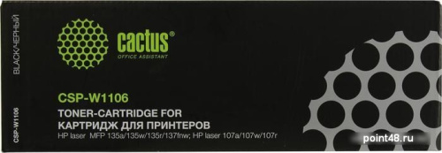 Купить Картридж CACTUS CSP-W1106 (аналог HP 106A W1106A) в Липецке