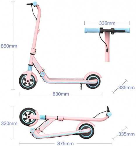 Купить Электросамокат Ninebot KickScooter Zing E8 2550mAh розовый в Липецке на заказ фото 2