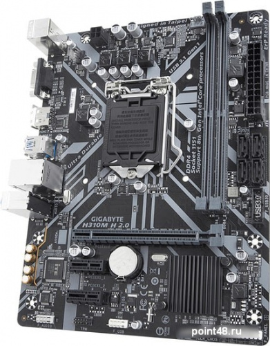 Материнская плата Gigabyte H310M H 1.1 Soc-1151v2 Intel H370 2xDDR4 mATX AC`97 8ch(7.1) GbLAN+VGA+HDMI фото 3