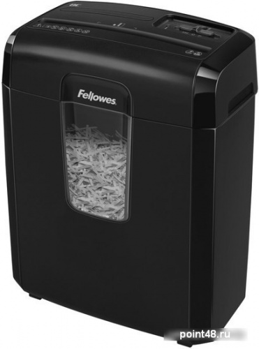 Купить Шредер Fellowes PowerShred 8CD черный (секр.P-4)/фрагменты/8лист./14лтр./скрепки/скобы/пл.карты/CD в Липецке