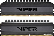 Память DDR4 2x32Gb 3200MHz Patriot PVB464G320C6K Viper 4 Blackout RTL PC4-25600 CL16 DIMM 288-pin 1.35В kit