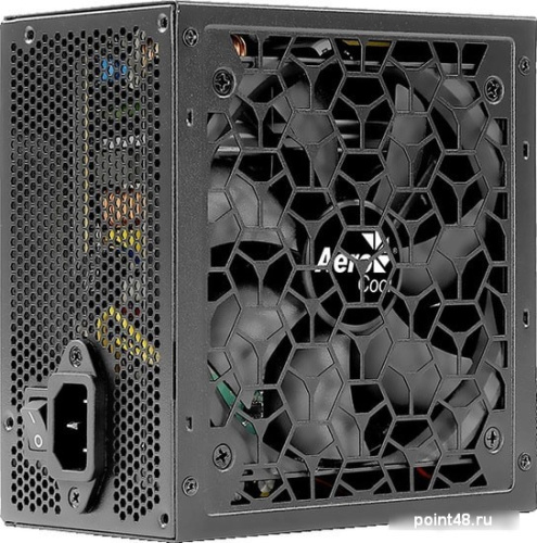 Блок питания Aerocool ATX 700W AERO WHITE 80+ (24+4+4pin) APFC 120mm fan 5xSATA RTL