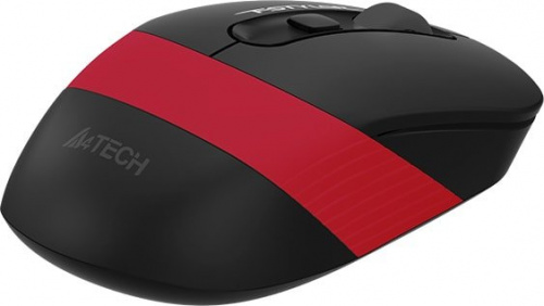 Купить Мышь A4 Fstyler FG10 черный/красный оптическая (2000dpi) беспроводная USB (4but) в Липецке фото 3