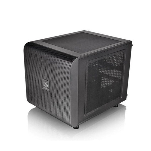 Корпус Thermaltake Core V21 черный w/o PSU mATX 11x120mm 7x140mm 1x200mm 2xUSB3.0 audio bott PSU фото 3