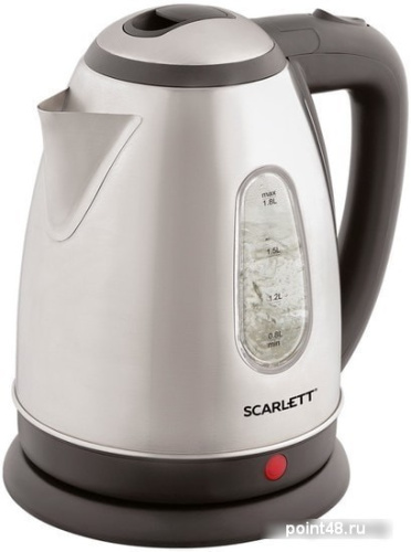 Купить Чайник электрический Scarlett SC-EK21S88 1.8л. 2200Вт черный/серебристый (корпус: нержавеющая сталь) в Липецке