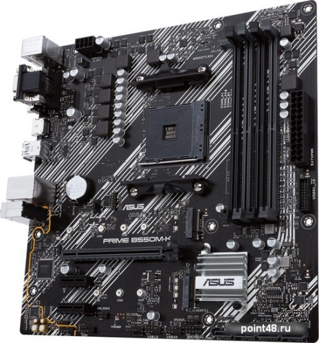Материнская плата Asus PRIME B550M-K Soc-AM4 AMD B550 4xDDR4 mATX AC`97 8ch(7.1) GbLAN RAID+VGA+DVI+HDMI фото 3