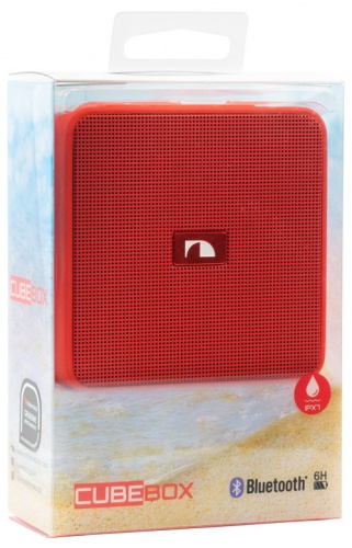 Купить Портативная акустика NAKAMICHI CUBEBOX RED, портативная акустика ВТ (красный) в Липецке фото 2