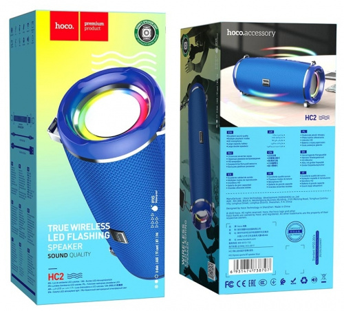 Купить Портативная акустика HOCO HC2 Bluetooth-колонка Xpress (синий) в Липецке фото 2