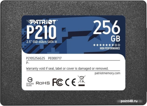 Накопитель SSD Patriot SATA III 256Gb P210S256G25 P210 2.5