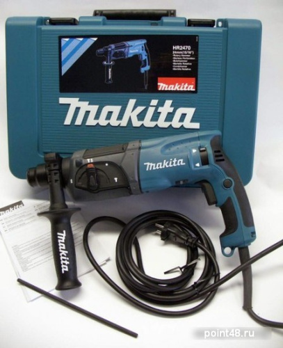 Купить Перфоратор Makita HR2470X15 патрон:SDS-plus уд.:2.7Дж 780Вт (кейс в комплекте) в Липецке фото 2