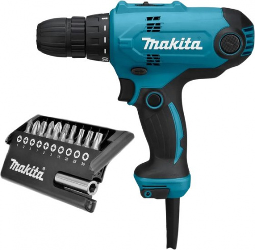 Купить Дрель-шуруповерт Makita DF0300X2 (набор оснастки D-30651) в Липецке