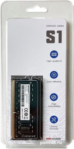 Оперативная память Hikvision S1 16GB DDR4 SODIMM PC4-21300 HKED4162DAB1D0ZA1/16G фото 2