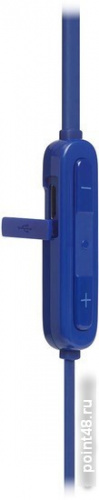 Купить Гарнитура вкладыши JBL T110BT BLU синий беспроводные bluetooth шейный обод (JBLT110BTBLU) в Липецке фото 3