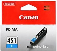 Купить Картридж ориг. Canon CLI-451C голубой для Canon PIXMA MG6340/MG5440/IP7240 в Липецке