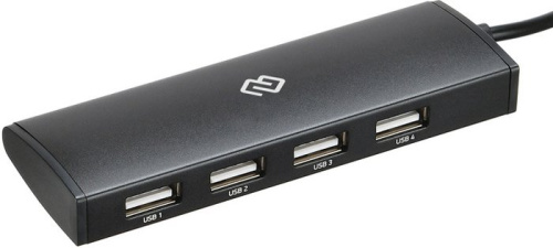 Разветвитель USB-C Digma HUB-4U2.0-UC-B 4порт. черный