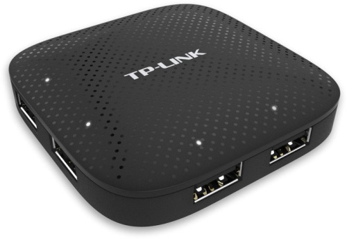 Разветвитель USB 3.0 TP-Link UH400 4порт. черный фото 3