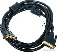 Купить Кабель DVI dual link (25M-25M) 3м, VCOM <VDV6300-3M>, 2 фильтра, позолоченные контакты, в Липецке