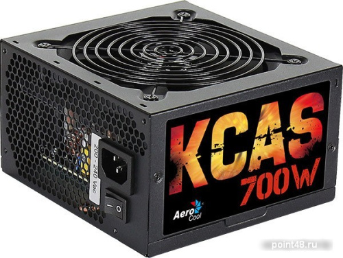 Блок питания Aerocool ATX 700W KCAS PLUS 700 80+ bronze (24+4+4pin) APFC 120mm fan 7xSATA RTL