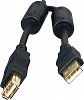 Купить Удлинитель USB 2.0 A-->A 3м 5bites 2 фильтра <UC5011-030A> в Липецке