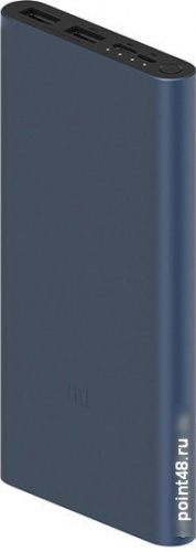 Мобильный аккумулятор Xiaomi Mi Power Bank 3 PLM13ZM Li-Pol 10000mAh 2.4A+2.4A черный 2xUSB в Липецке фото 2