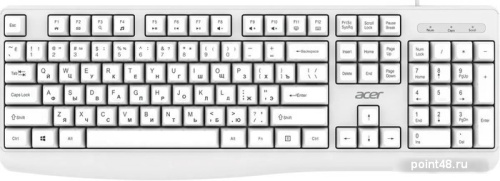 Купить Клавиатура Acer OKW301 (белый) в Липецке